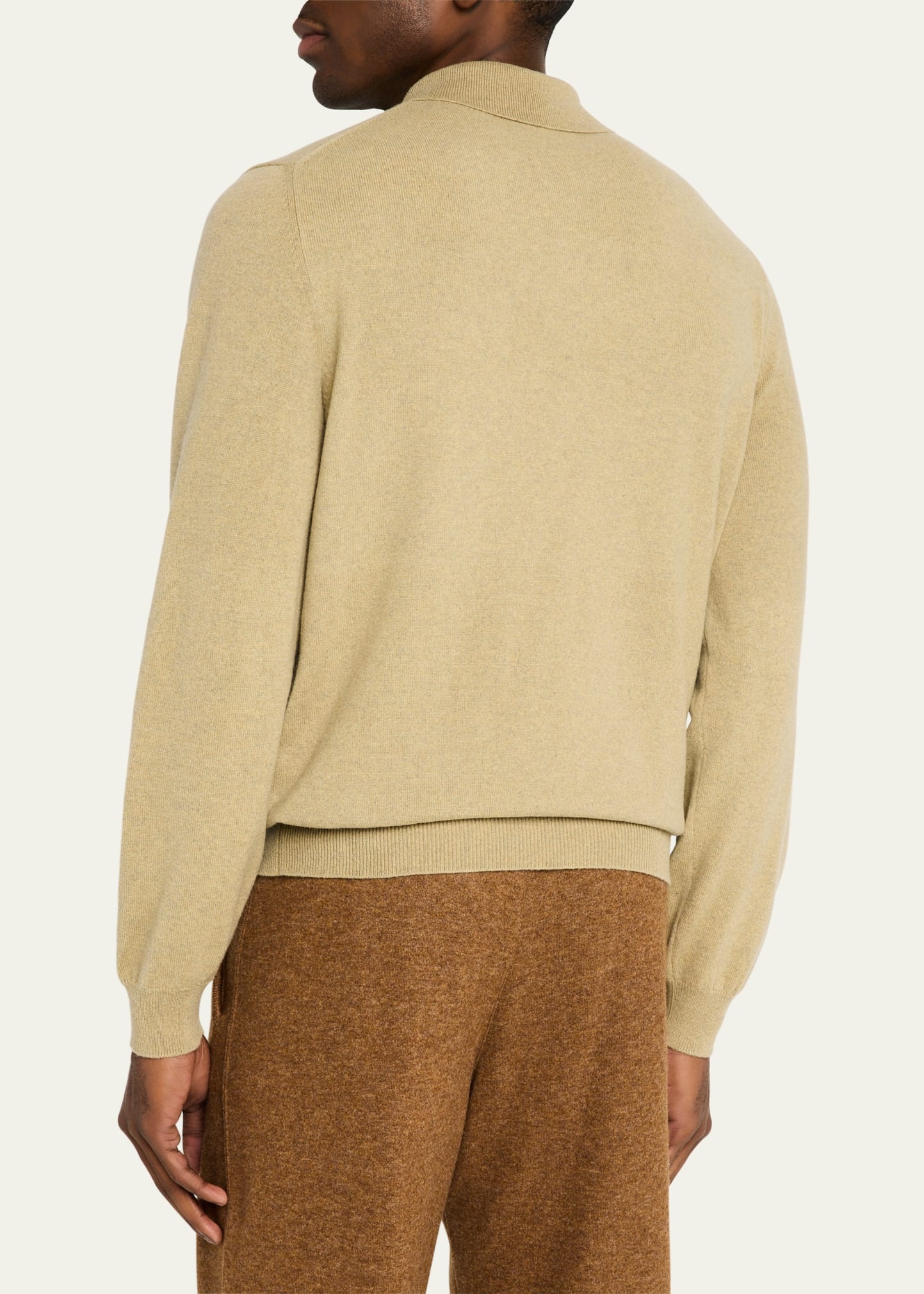 Men's Arona Baby Cashmere Polo Sweater - 3