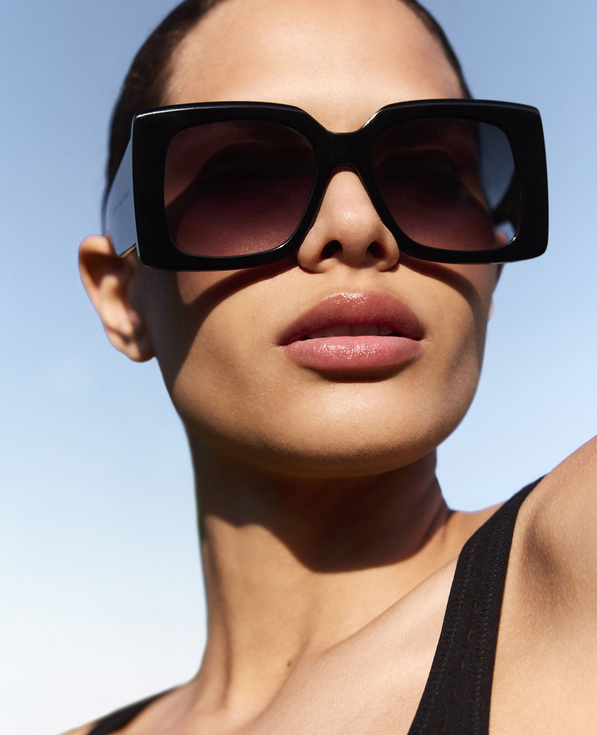 Oversized Square Gradient Sunglasses - 2