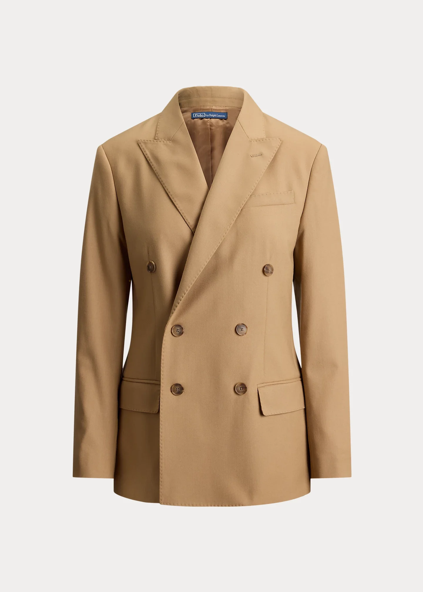 Double-Breasted Stretch-Wool Blazer - 1