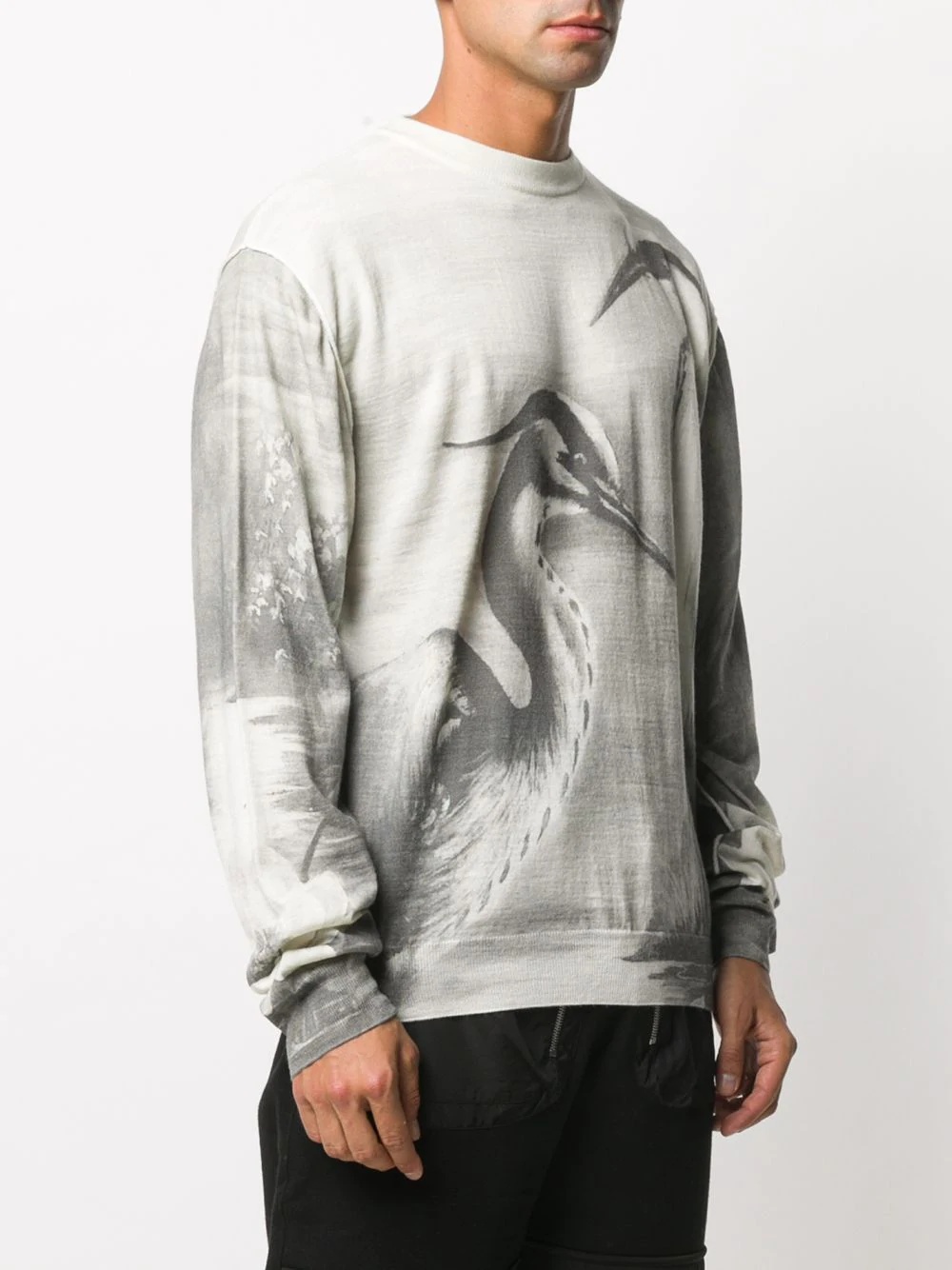 Heron print jumper - 3