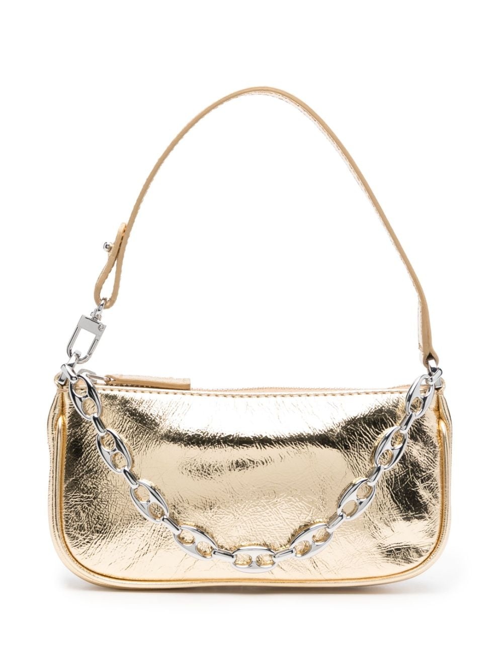 mini Rachel metallic shoulder bag - 1