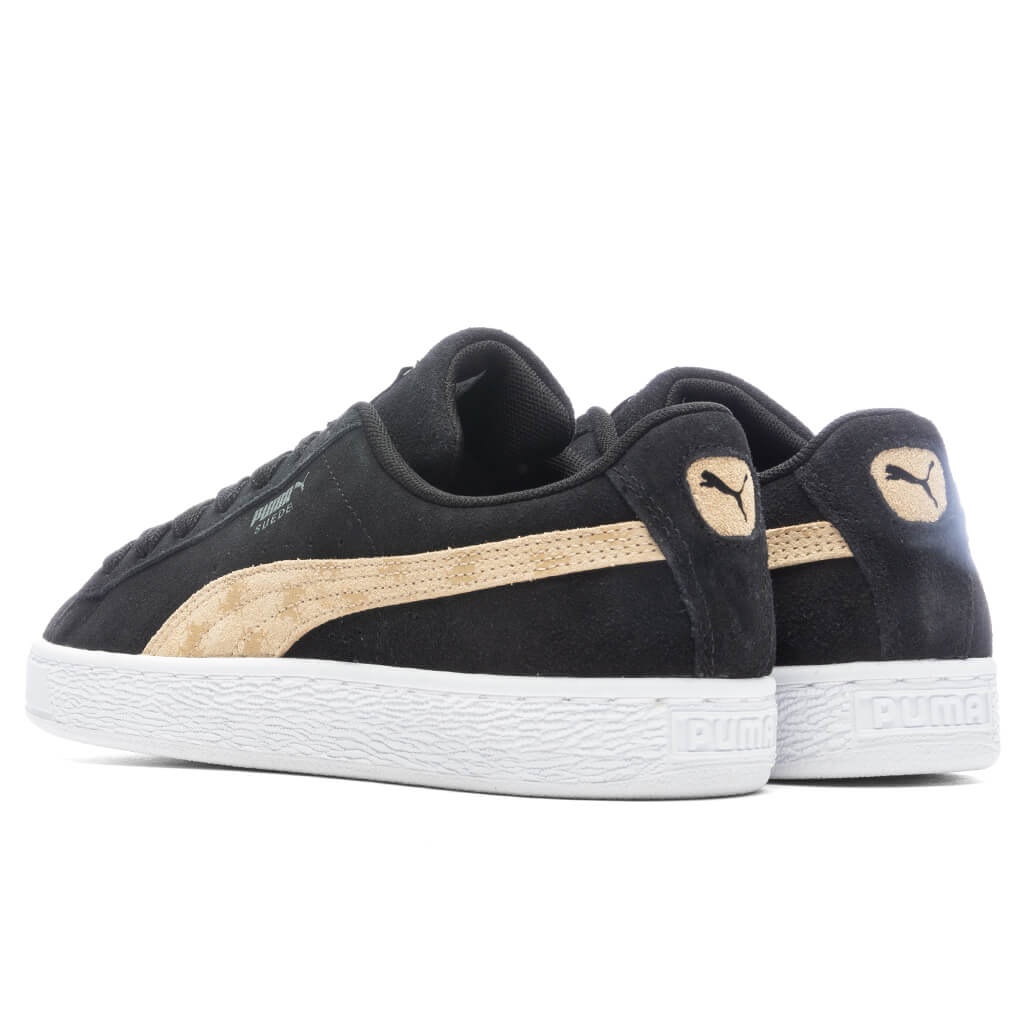 PUMA WOMEN'S SUEDE T7 - BLACK - 3