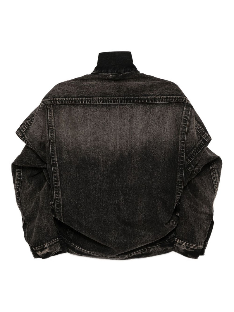 Maison MIHARAYASUHIRO distressed denim jacket outlook