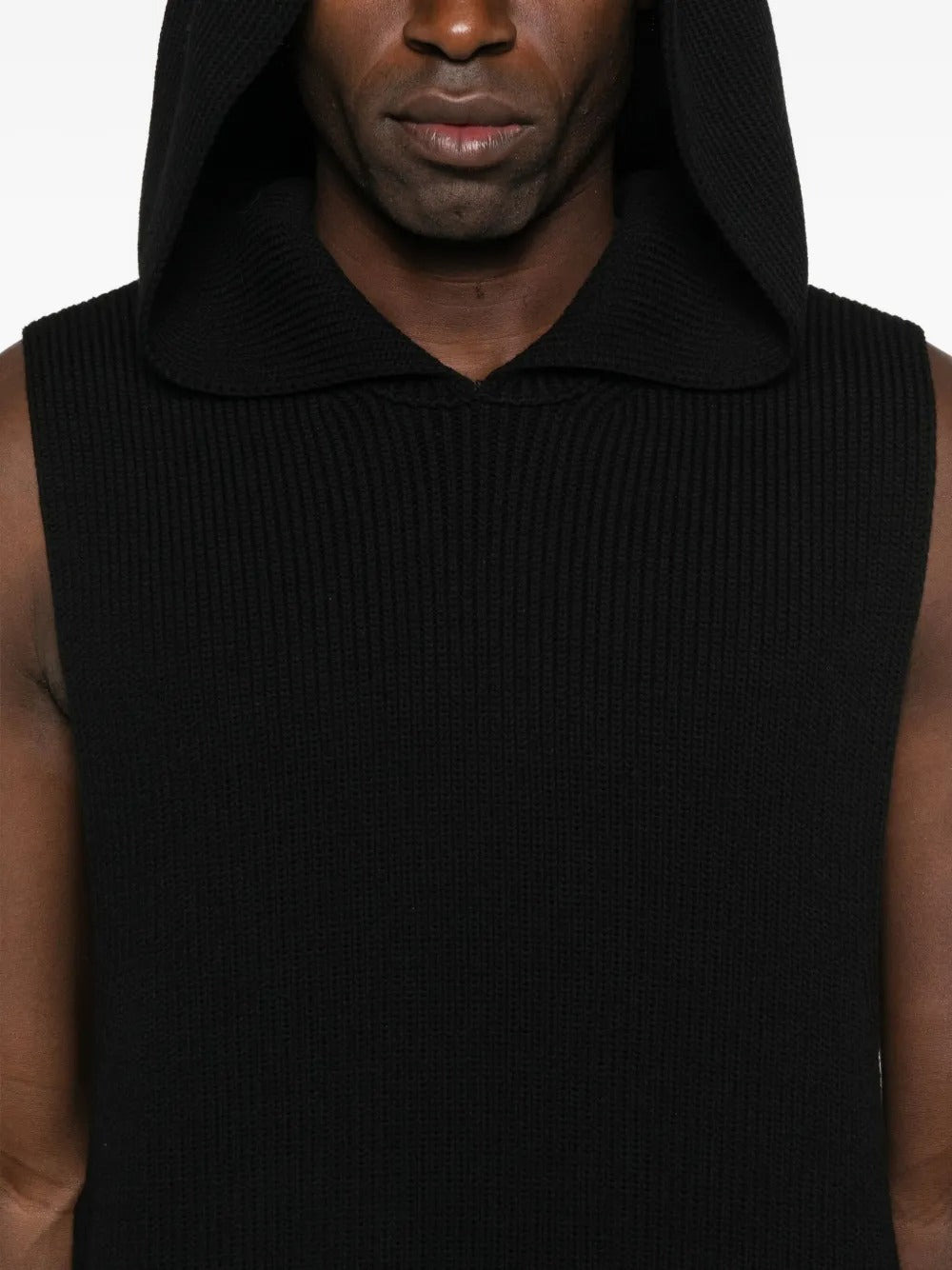RICK OWENS - Men Maglia Hooded Tank Top - 4