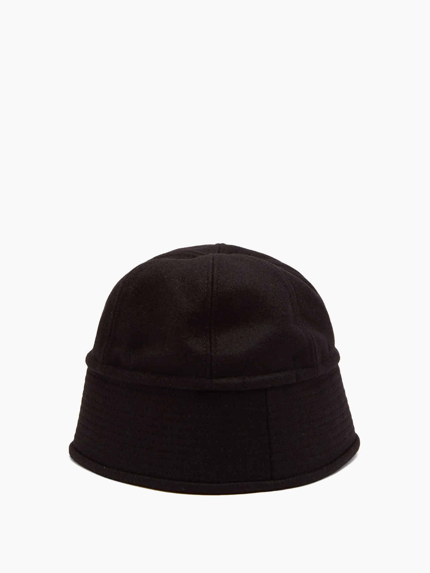 Quilted-brim tweed bucket hat - 4