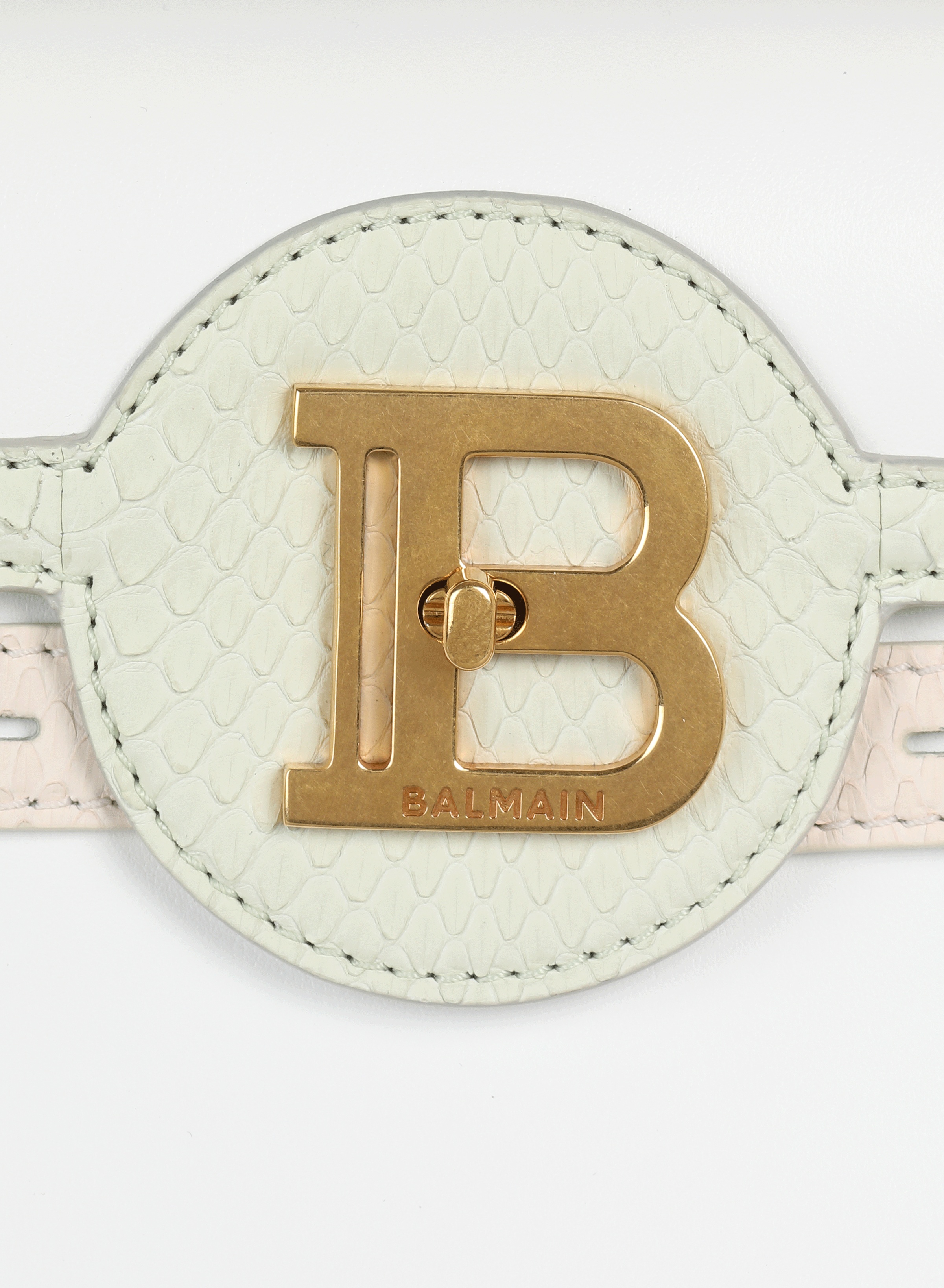 B-Buzz 23 bag in leather and python leather - 7
