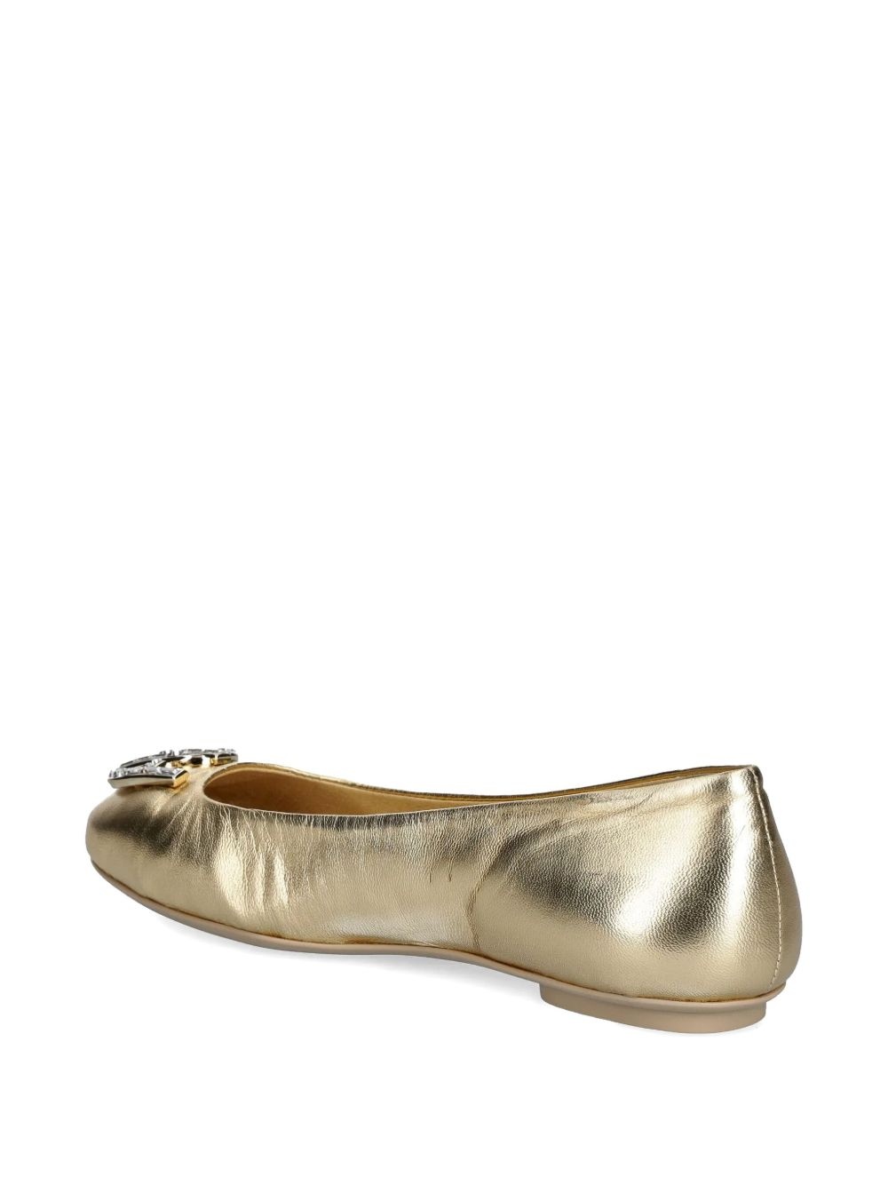 leather ballerina shoes - 3