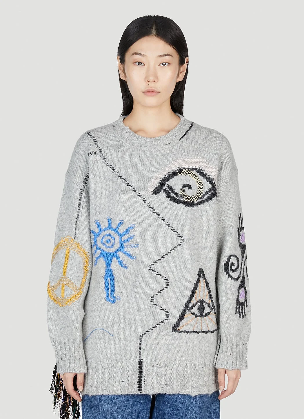 Stella Mccartney Women Folklore Embroidery Sweater - 1