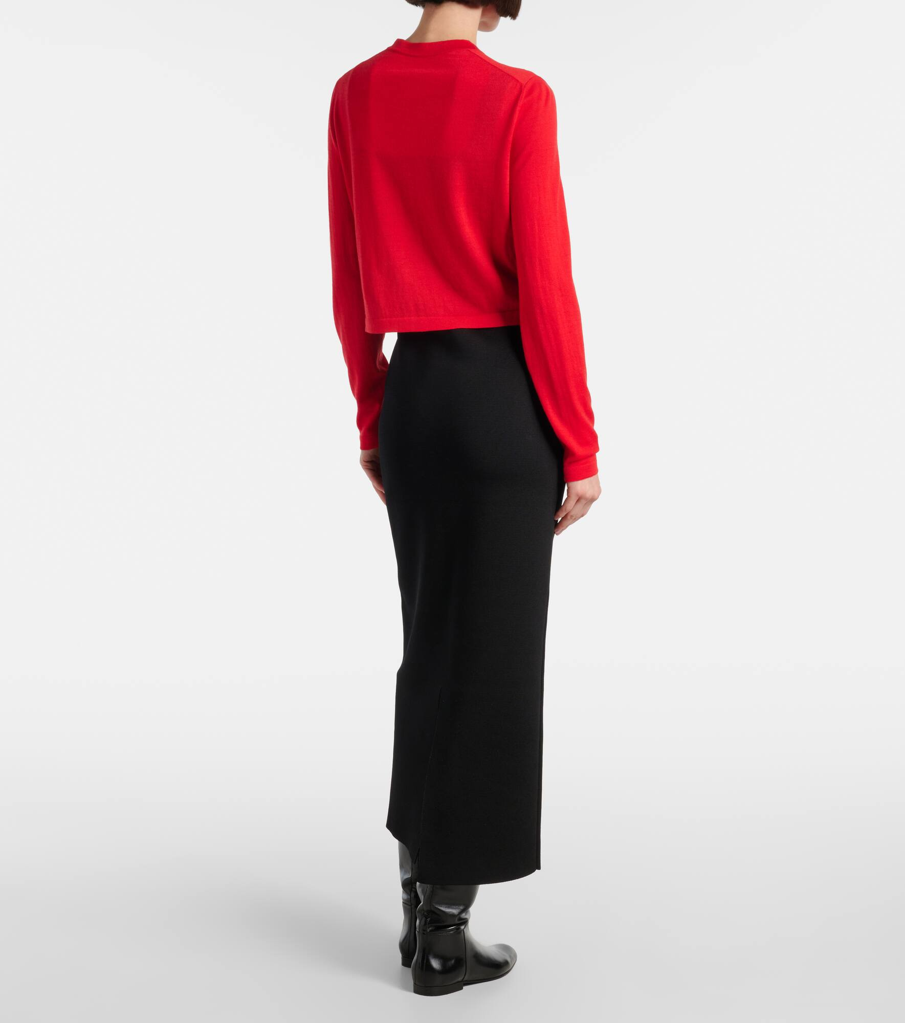 Brieta wool-blend cardigan - 3