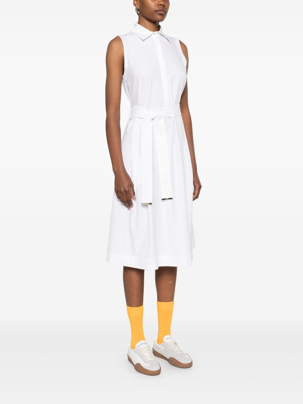 belted midi dress - 3