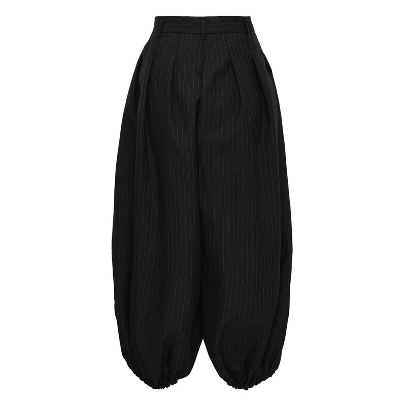 Comme Des Garçons Wool Basket Stripe Pants outlook