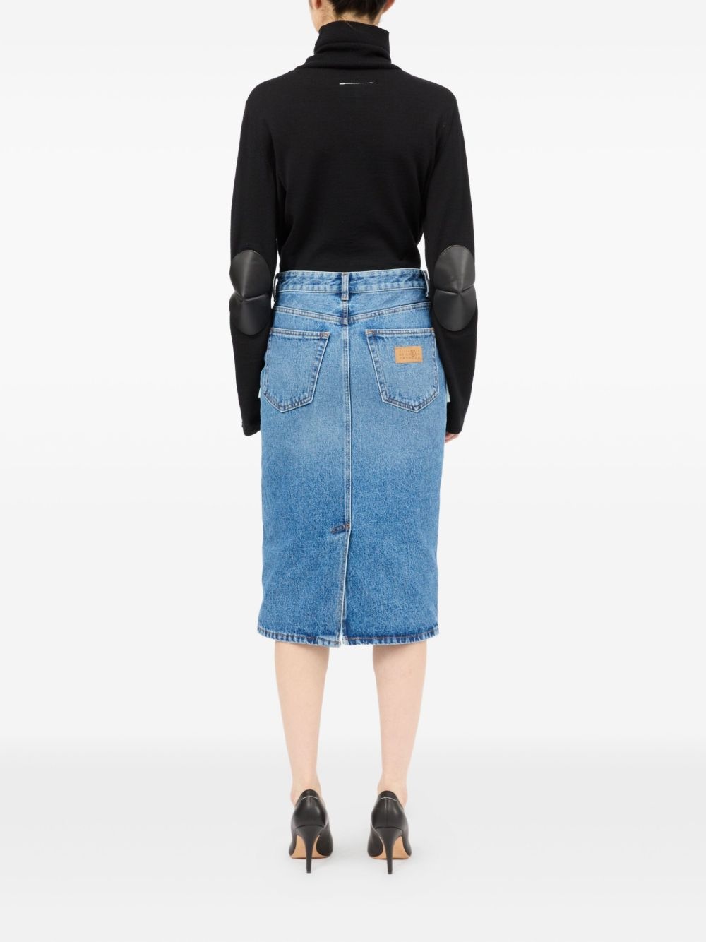cotton midi skirt - 4