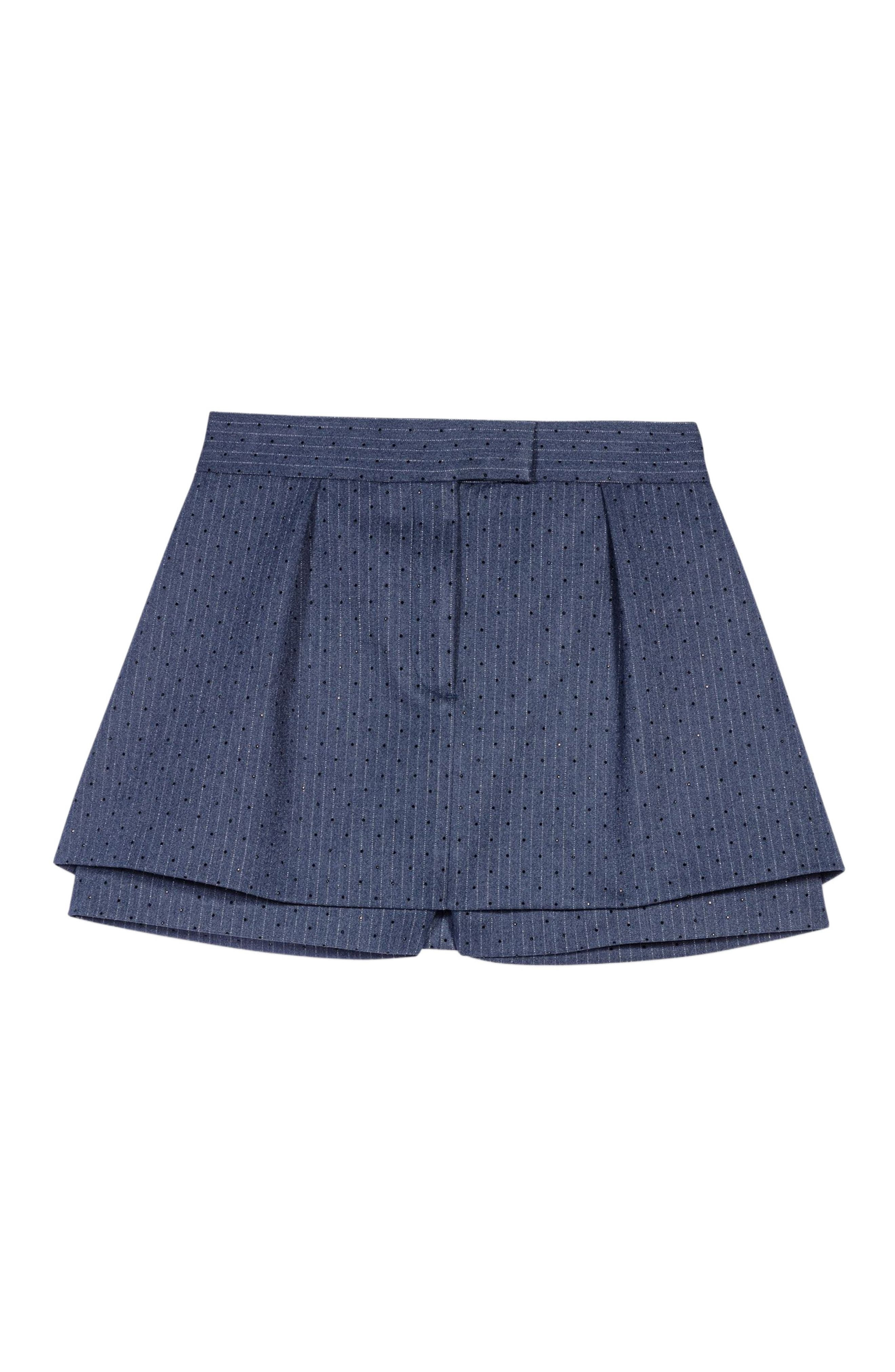 maje Rhinestone shorts in Blue at Nordstrom - 7