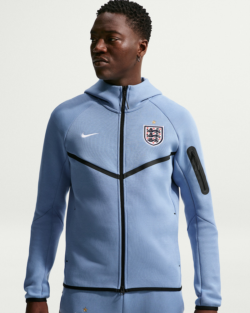England Tech Fleece Windrunner Men's Nike Soccer Full-Zip Hoodie 1