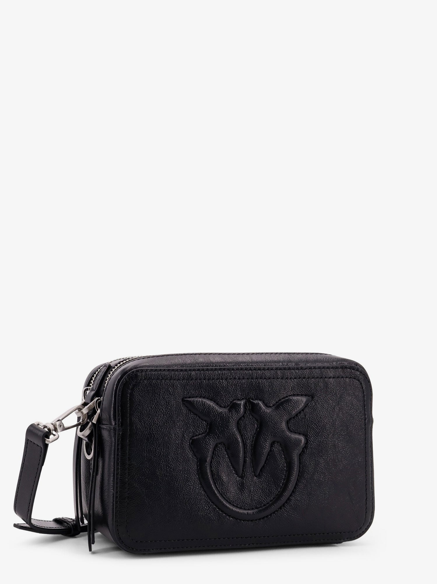 Pinko Carrie Leather Shoulder Bag - 3