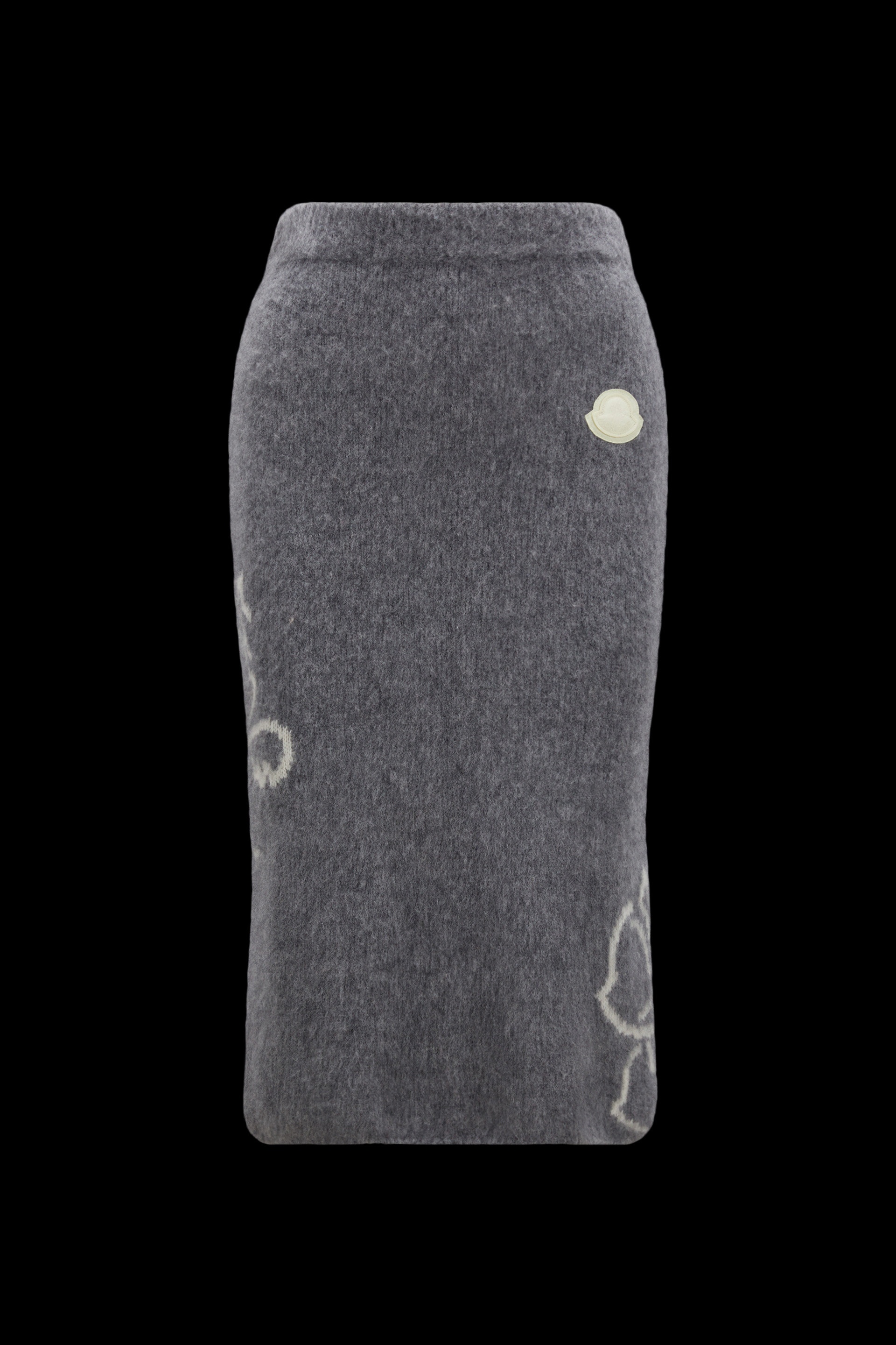 Wool Blend Pencil Skirt - 1