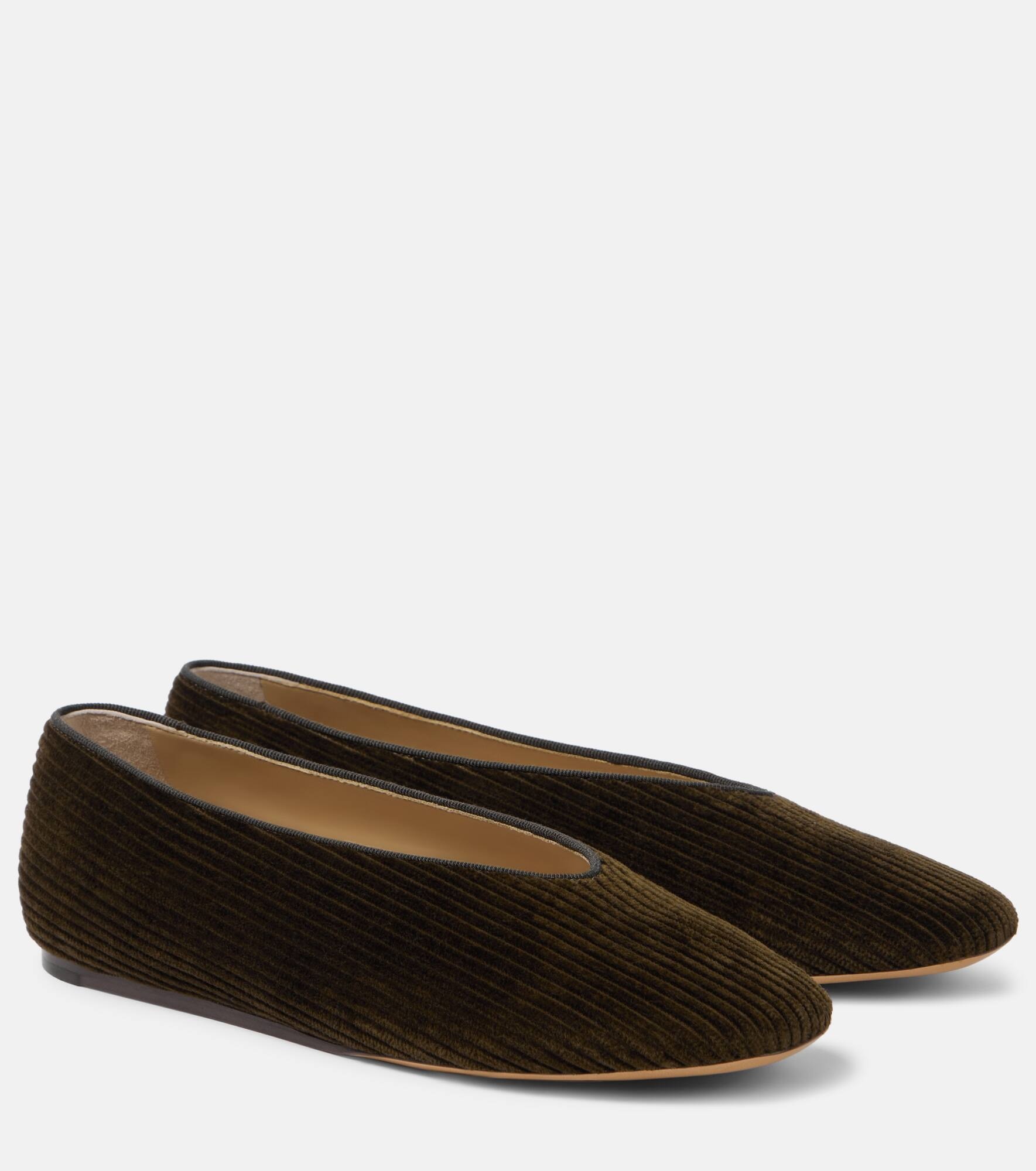 Regency velvet ballet flats - 1