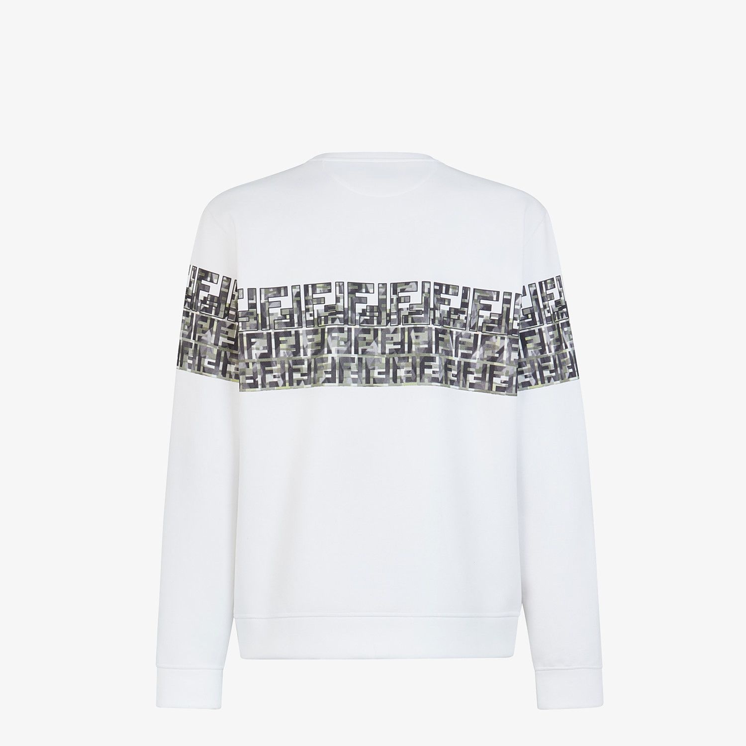 White cotton sweatshirt - 2