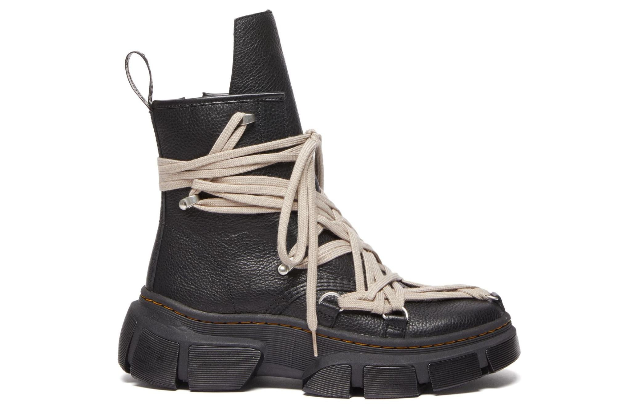 Dr. Martens x Rick Owens 1460 DMXL Megalace 'Black' 31752001 - 2