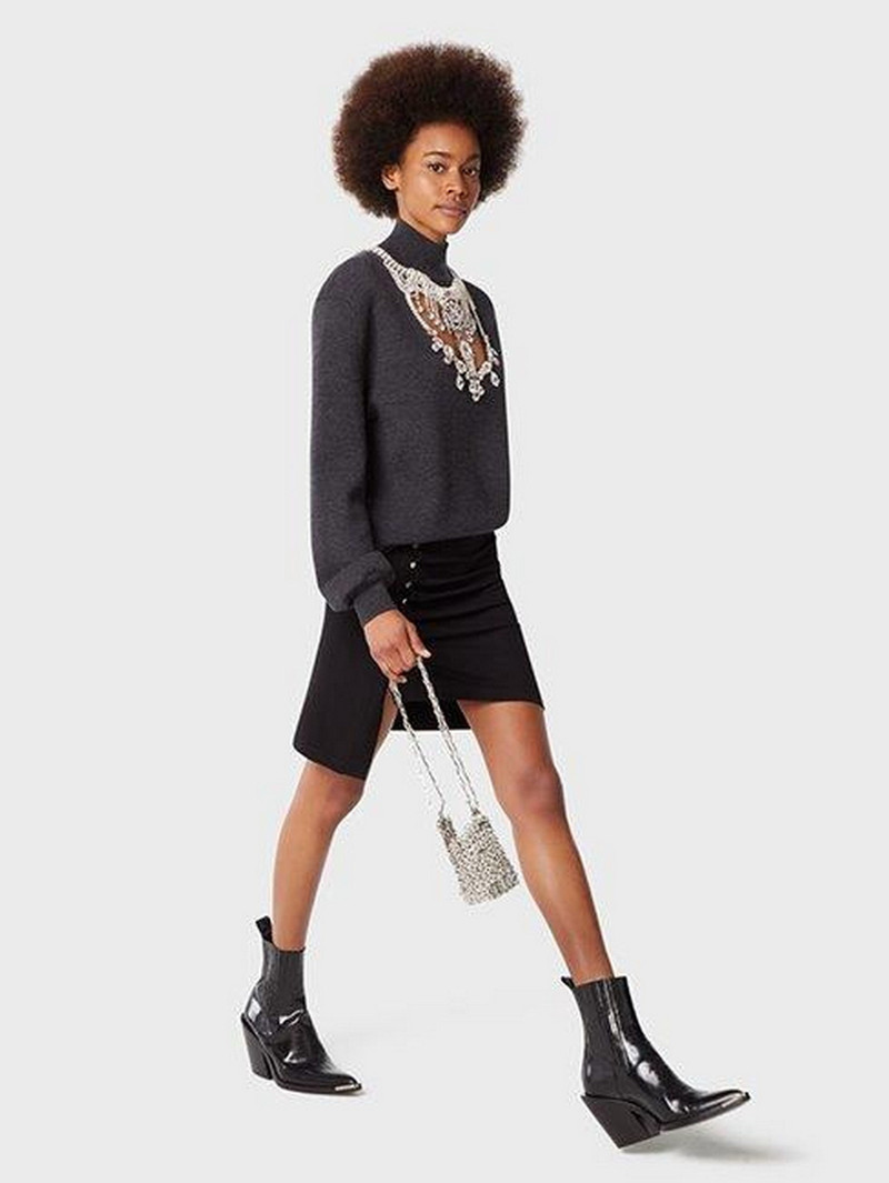 rabanne PLEATED MINI SKIRT outlook