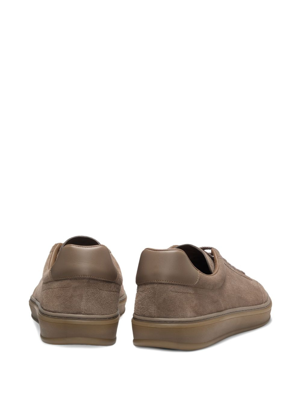 suede low-top sneakers - 3