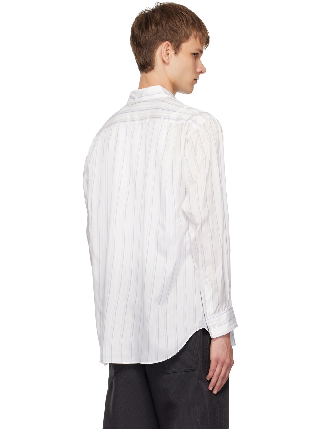 White Striped Shirt - 3