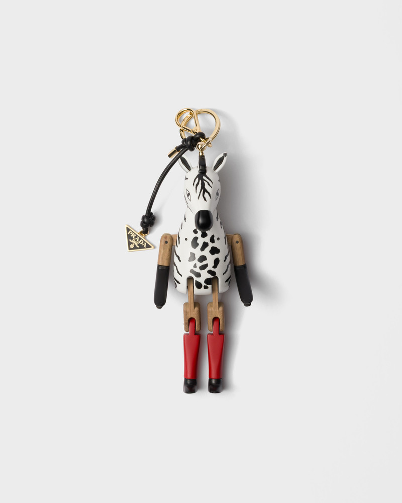Animal key ring charm with metal ring 1