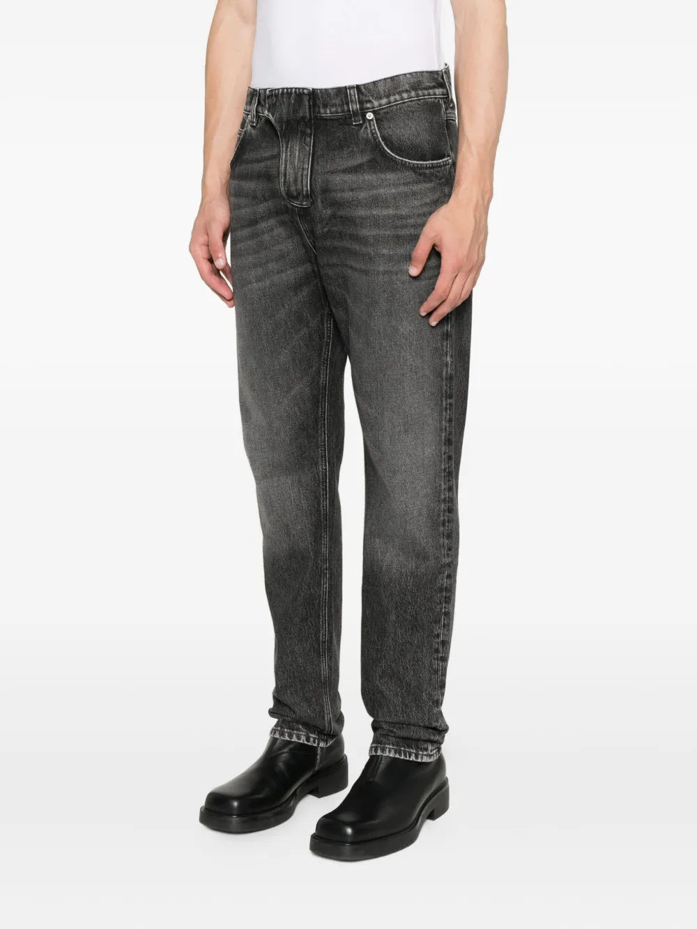 Balmain Men Jeans With Logo Appliqué - 3