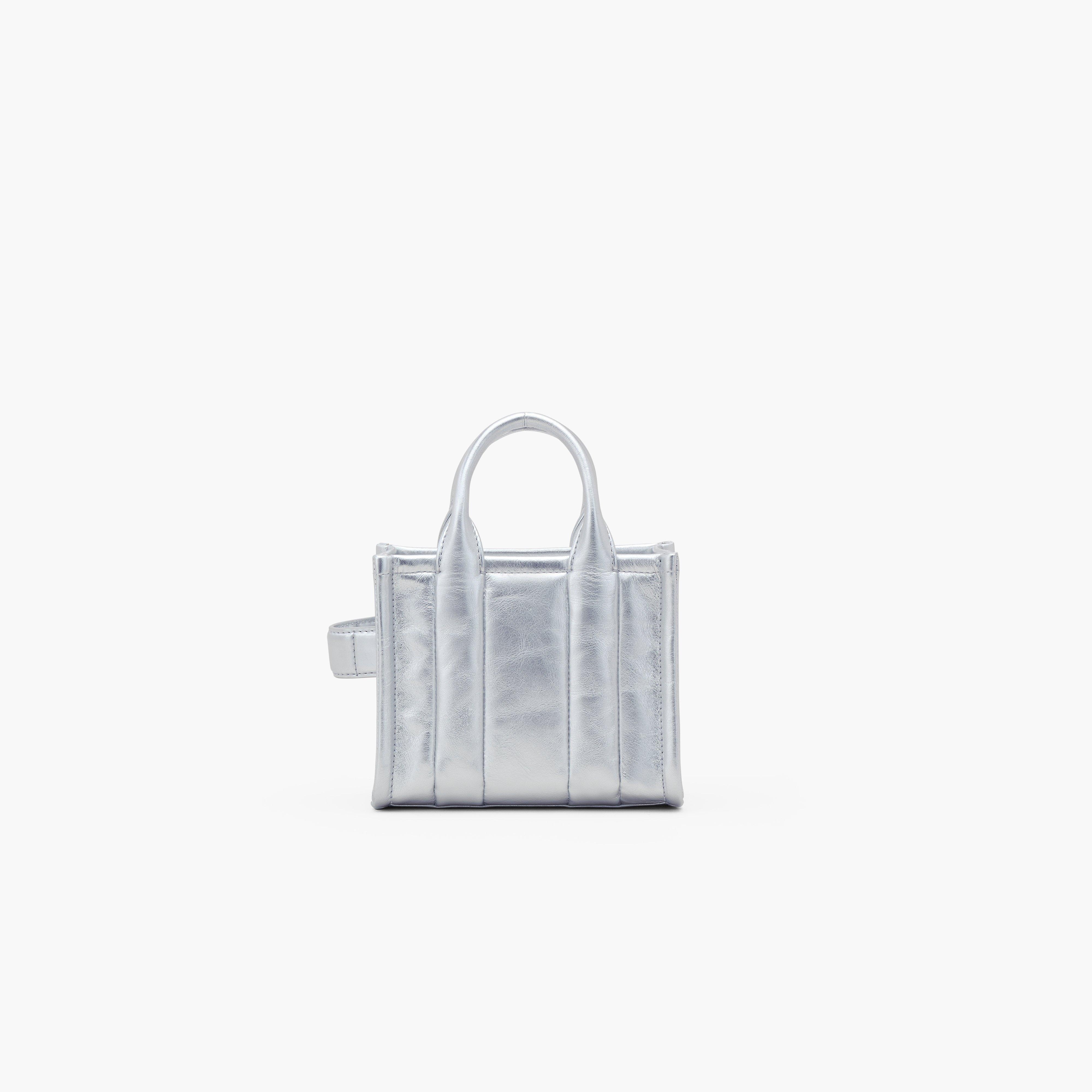 THE METALLIC LEATHER MINI TOTE BAG - 4