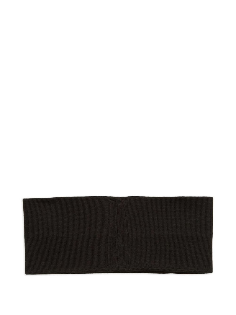 Rick Owens DRKSHDW concordians knit headband outlook