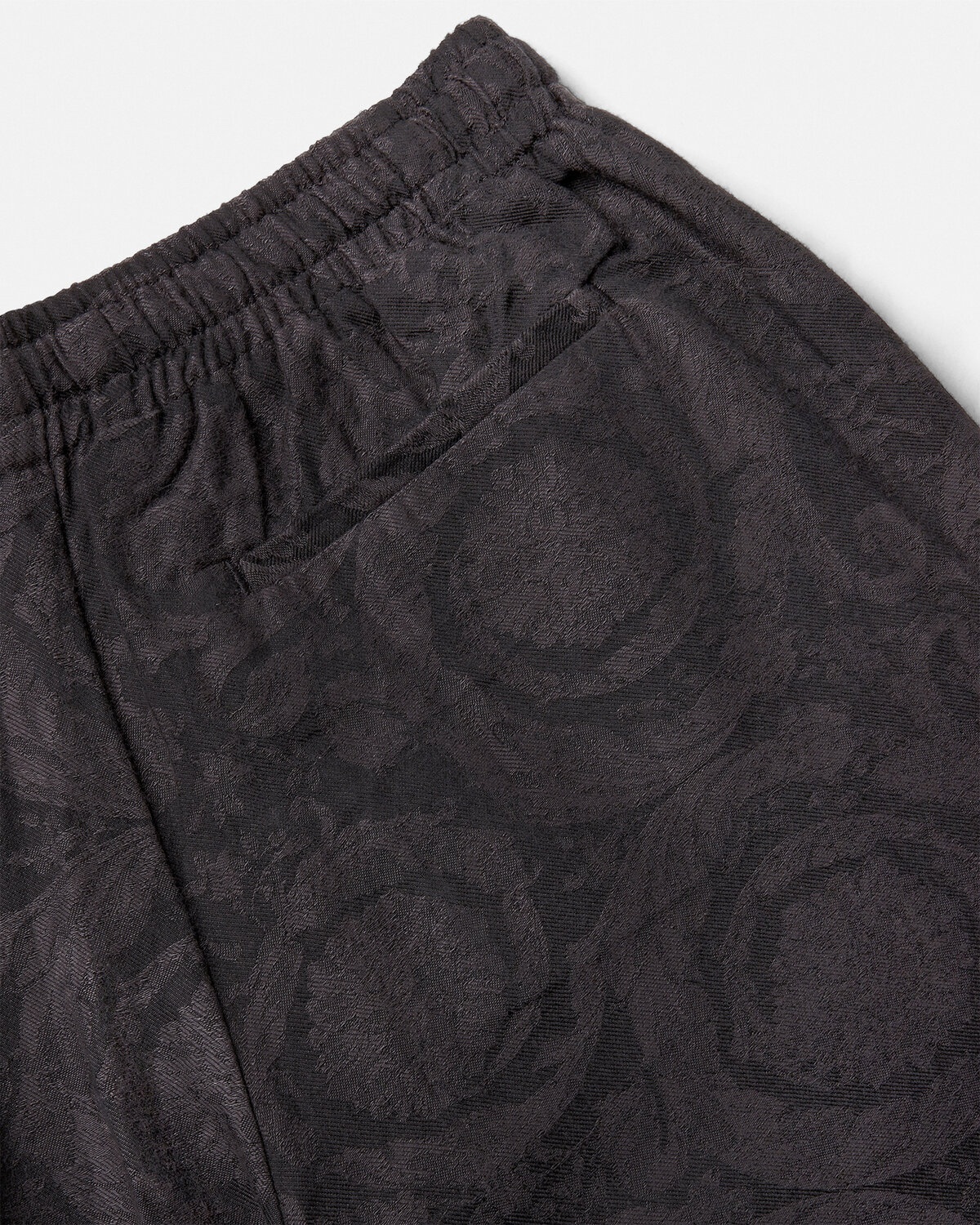 Barocco Jacquard Chambray Shorts - 4