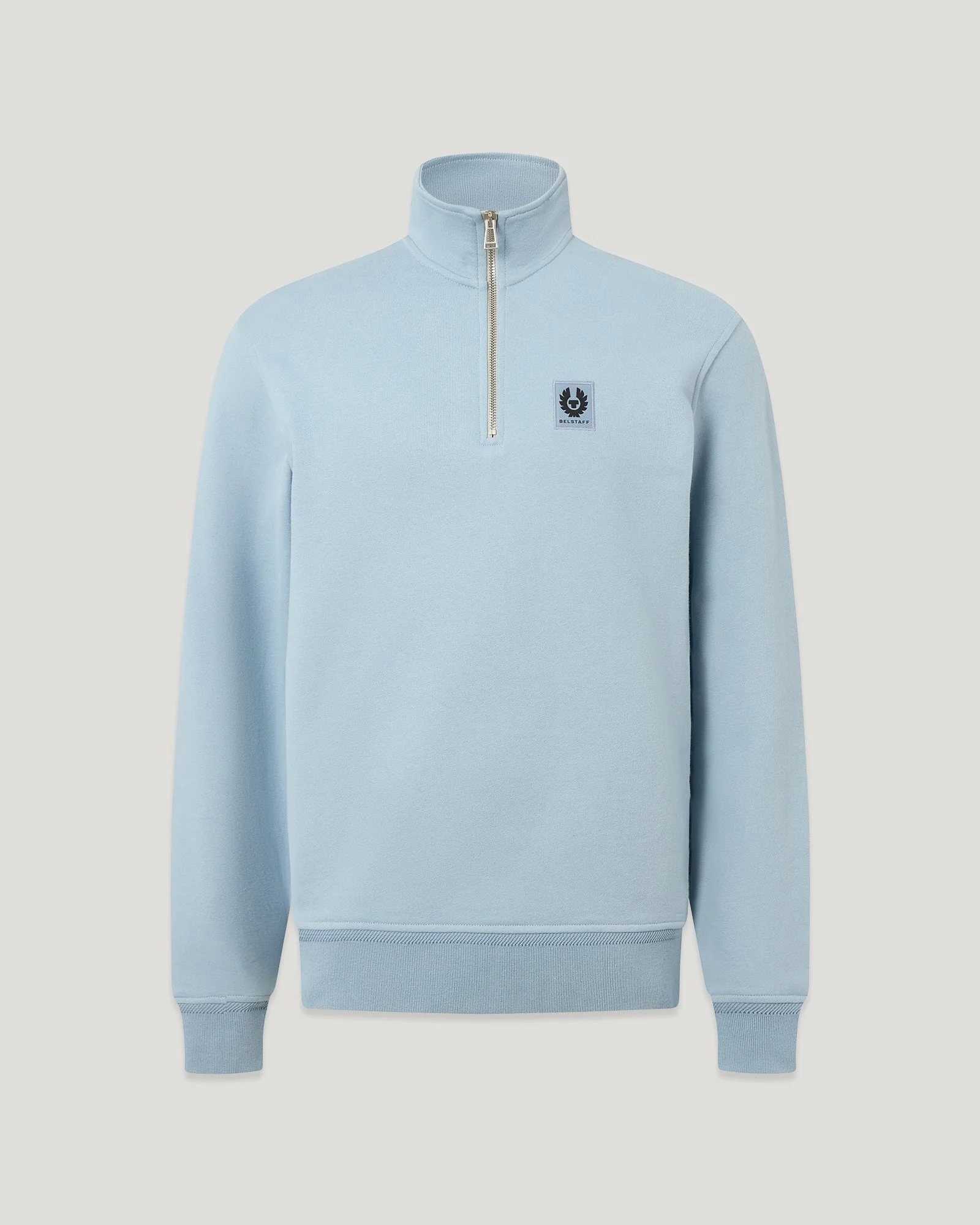 BELSTAFF QUARTER ZIP SWEATSHIRT - 1