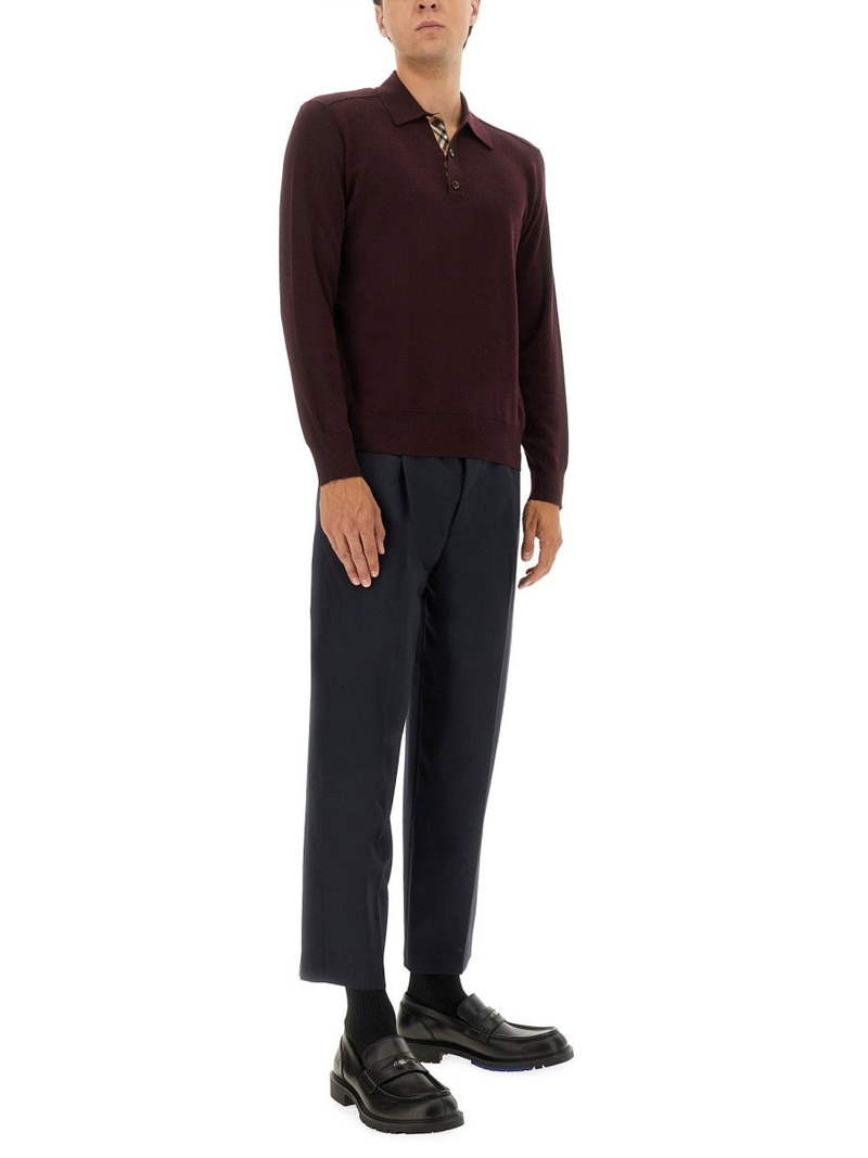 Burberry Shirt With Polo Collar outlook