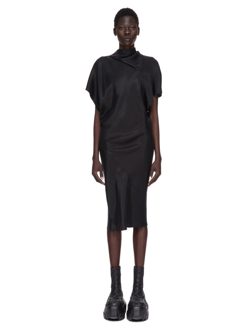 draped one-shoulder midi dress 1