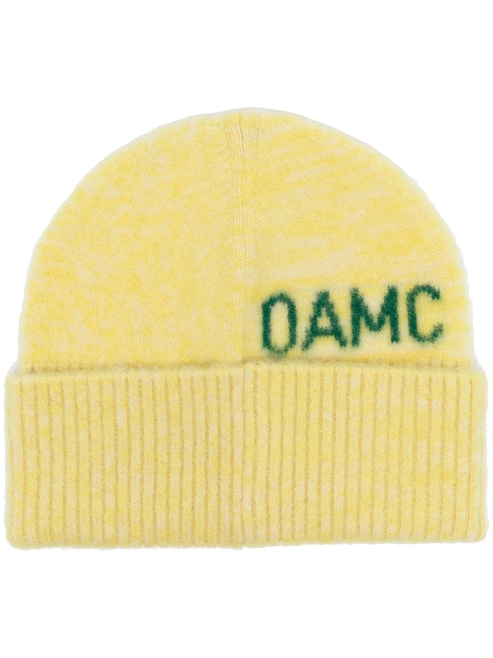 intarsia-knit logo beanie - 1