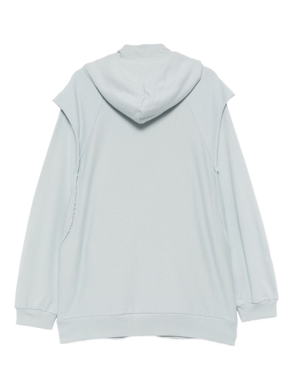layered details hoodie - 2