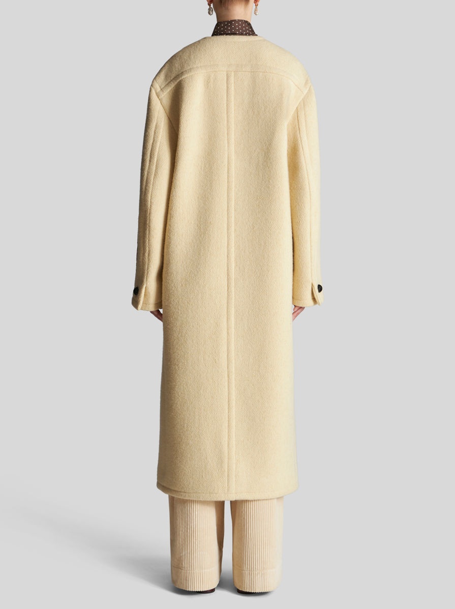 OVERSIZE LONG COAT WITH EMBROIDERY - 5