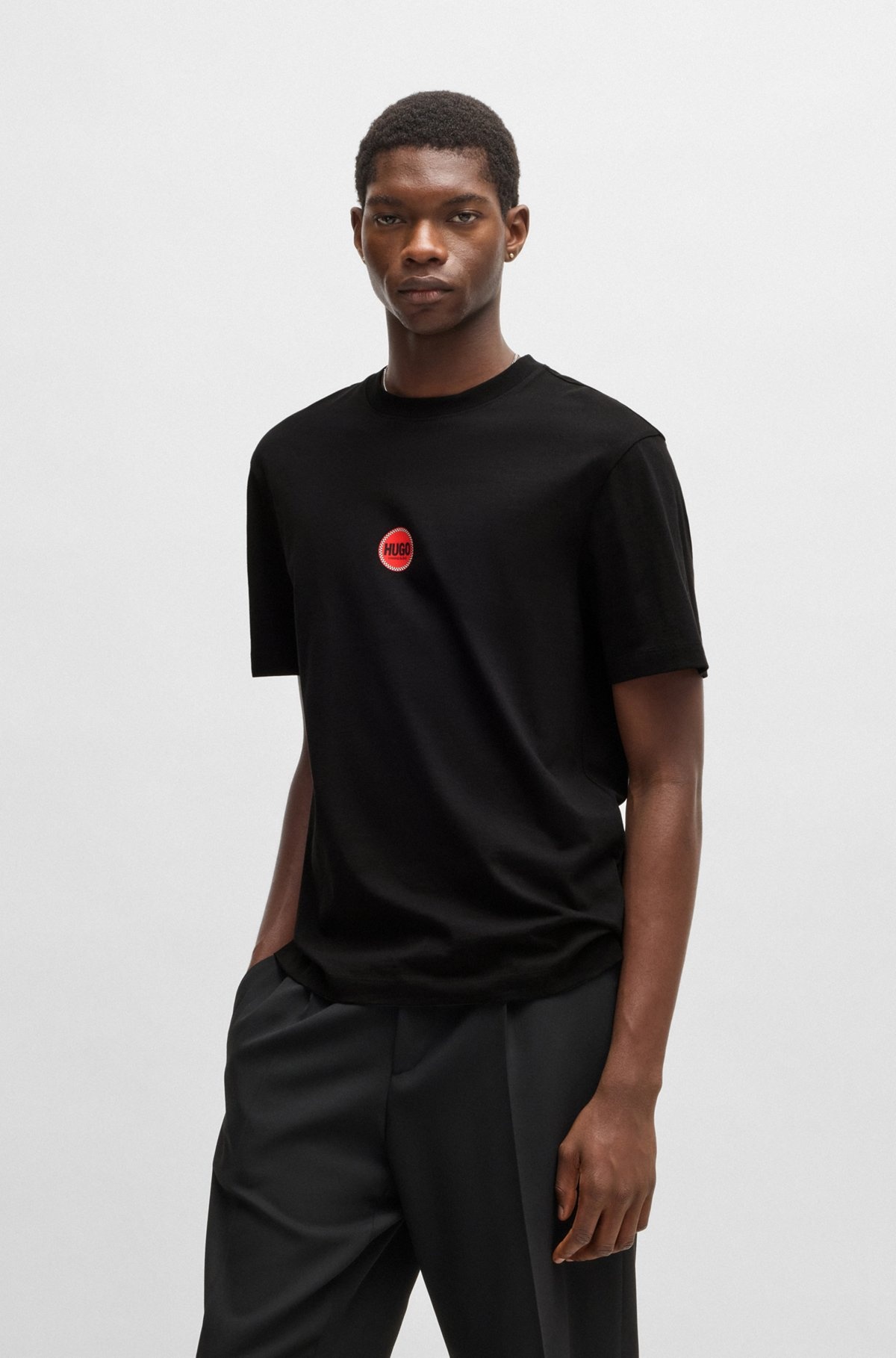 COTTON-JERSEY T-SHIRT WITH RACING LOGOS - 2