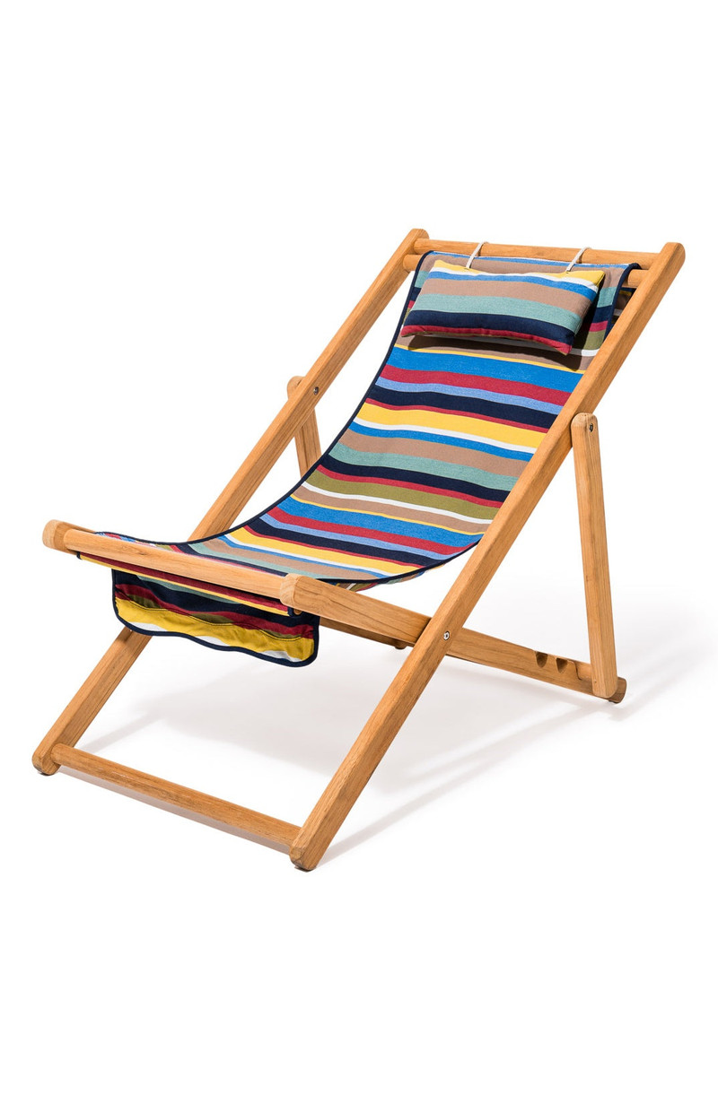 STAUD x BUSINESS & PLEASURE CO. SLING CHAIR MARKET STRIPE 1