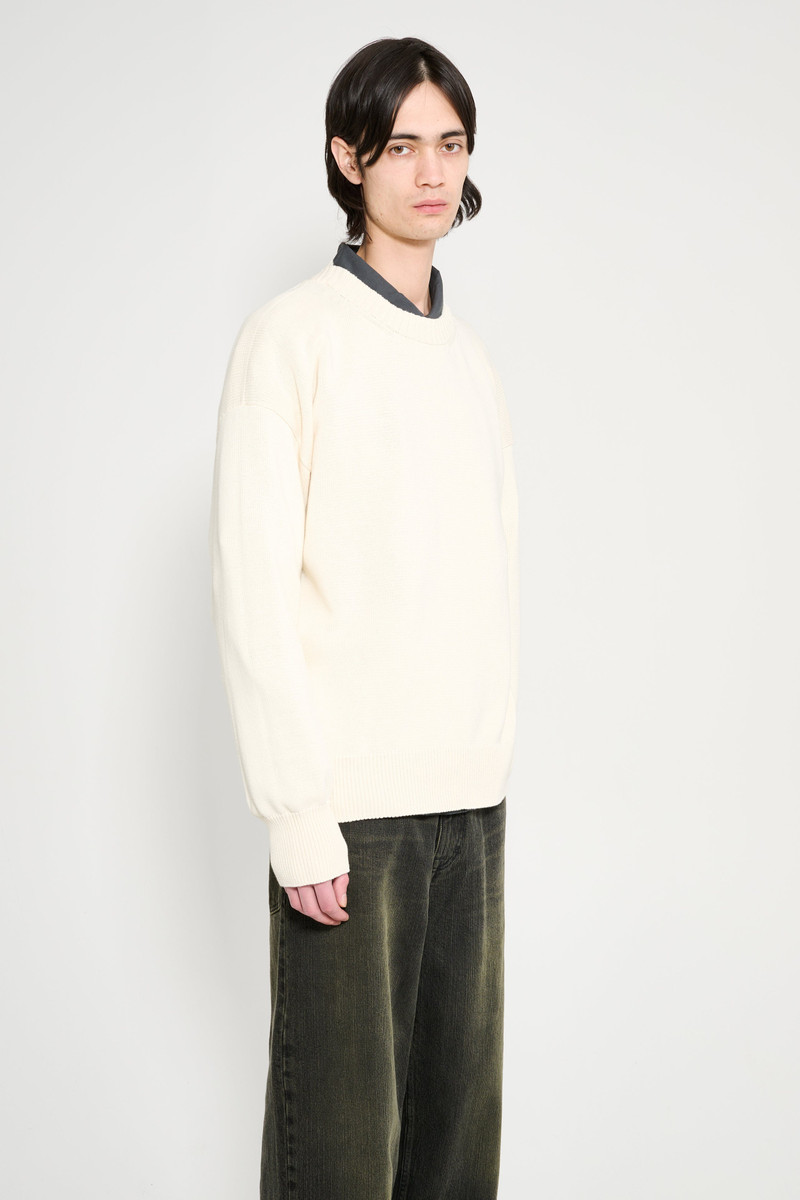 MARGARET HOWELL MARGARET HOWELL MHL CROSS OVER CREW DRY COTTON ECRU outlook
