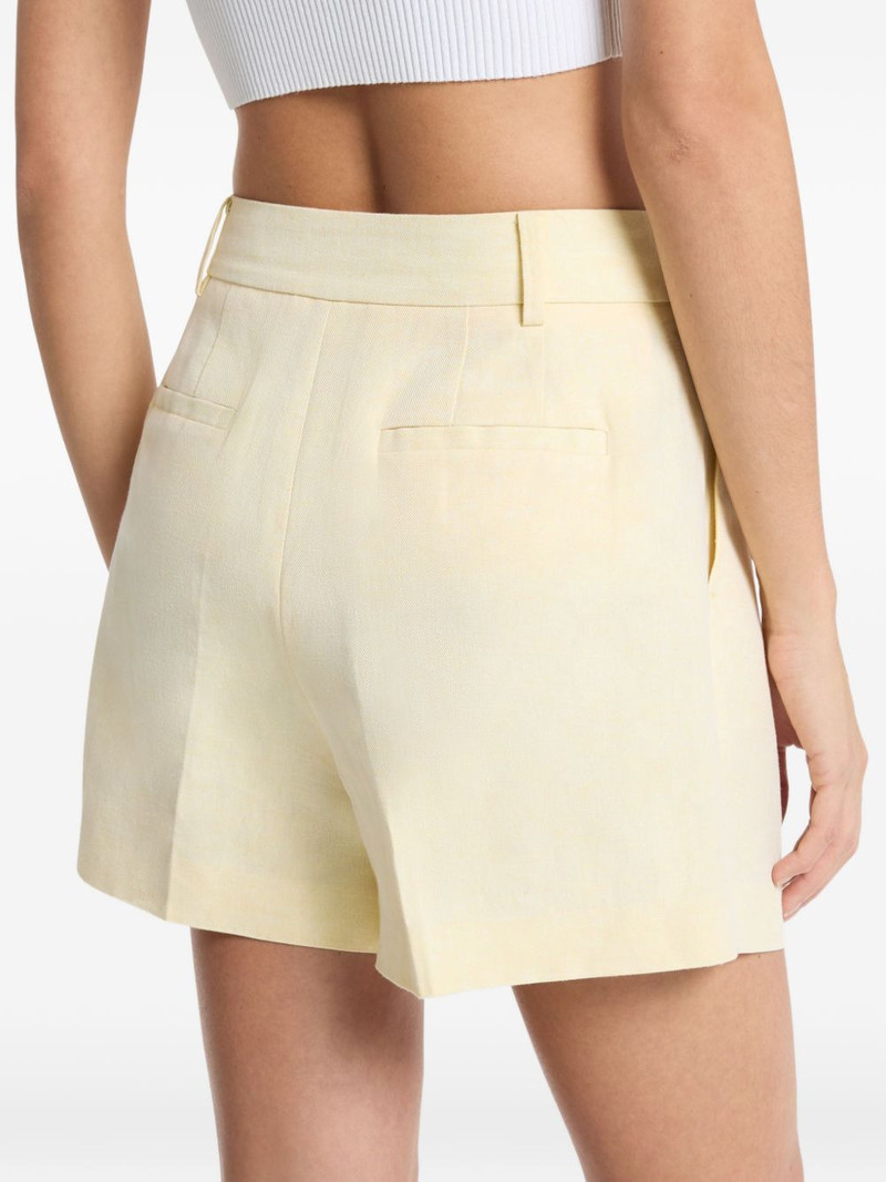 MICHAEL KORS pleated linen short outlook