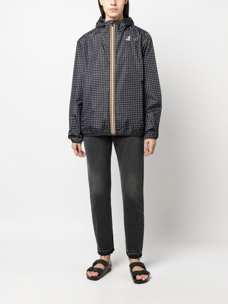 x 10 CORSO COMO polka-print zipped jacket 3