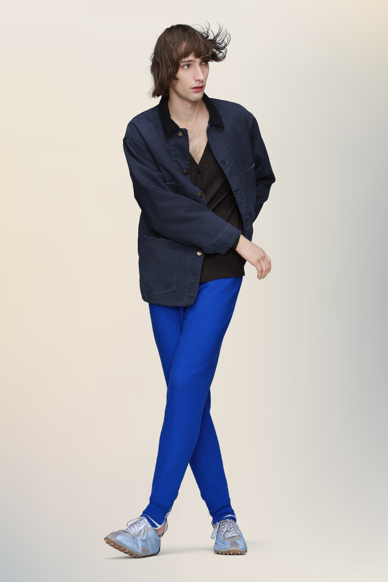 Maison Margiela Herringbone workwear jacket outlook