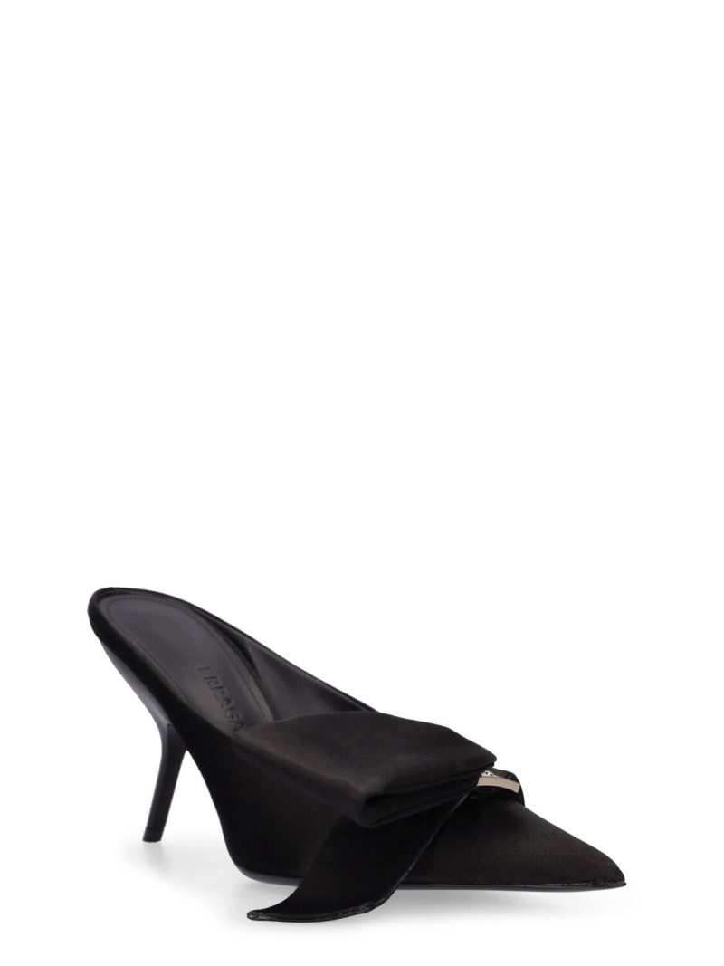 85mm Emii satin mule pumps - 3