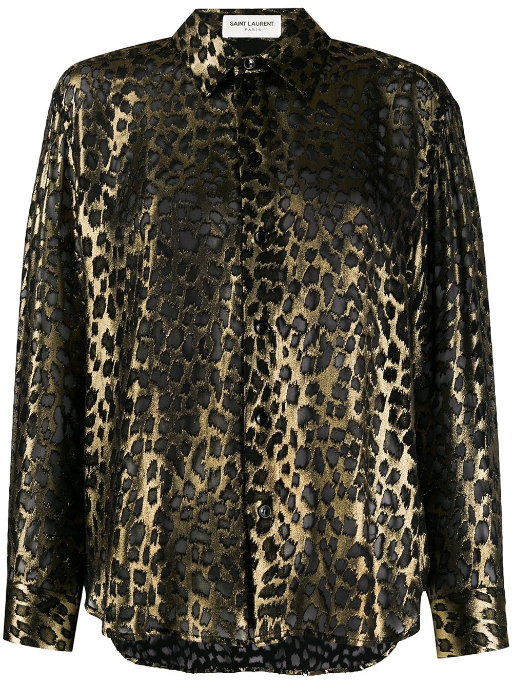 leopard-print shirt - 1