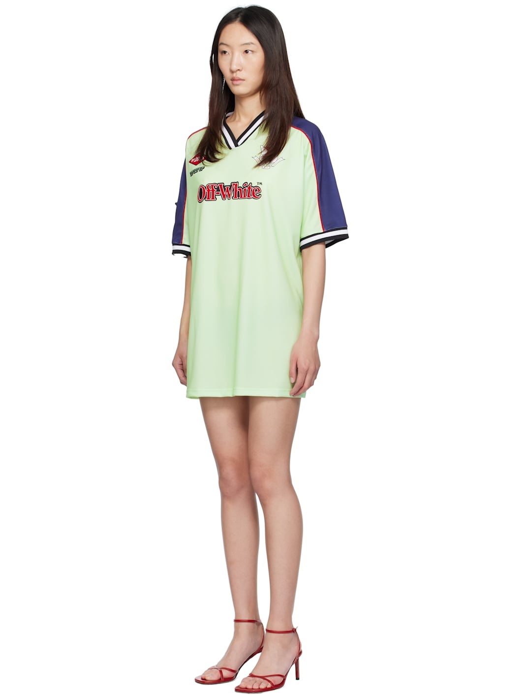 Green Soccer Minidress - 4