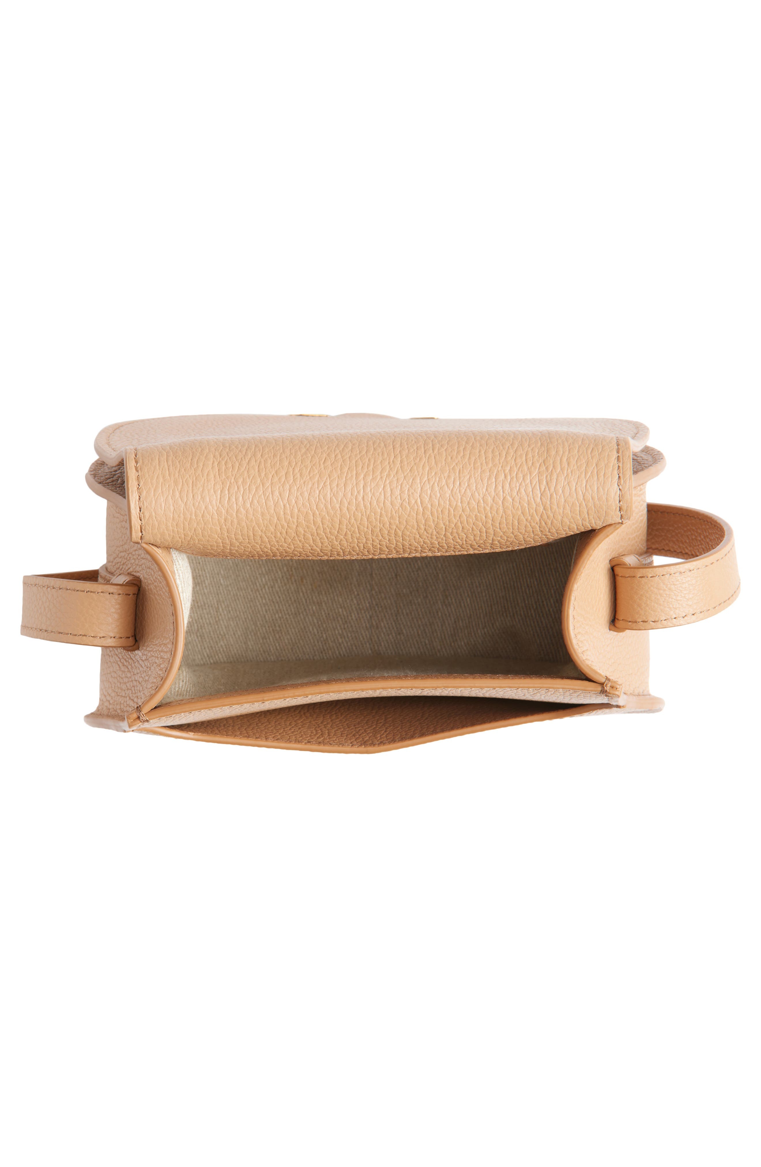 Chloé Small Marcie Leather Crossbody Bag in 26X Light Tan at Nordstrom - 4