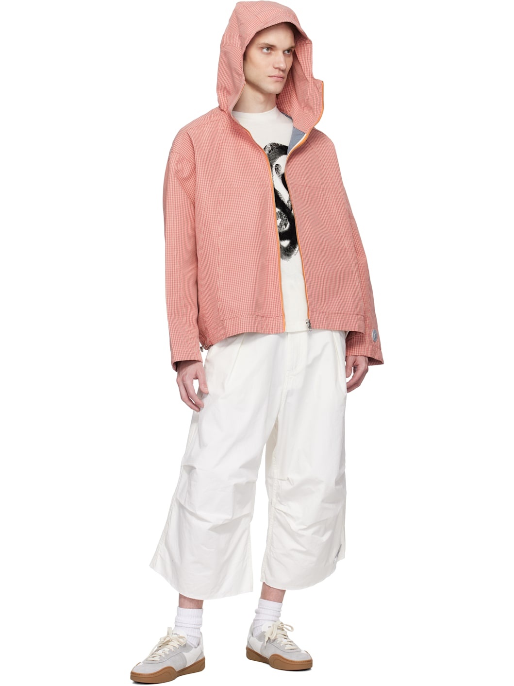 White Paracadute Trousers - 4