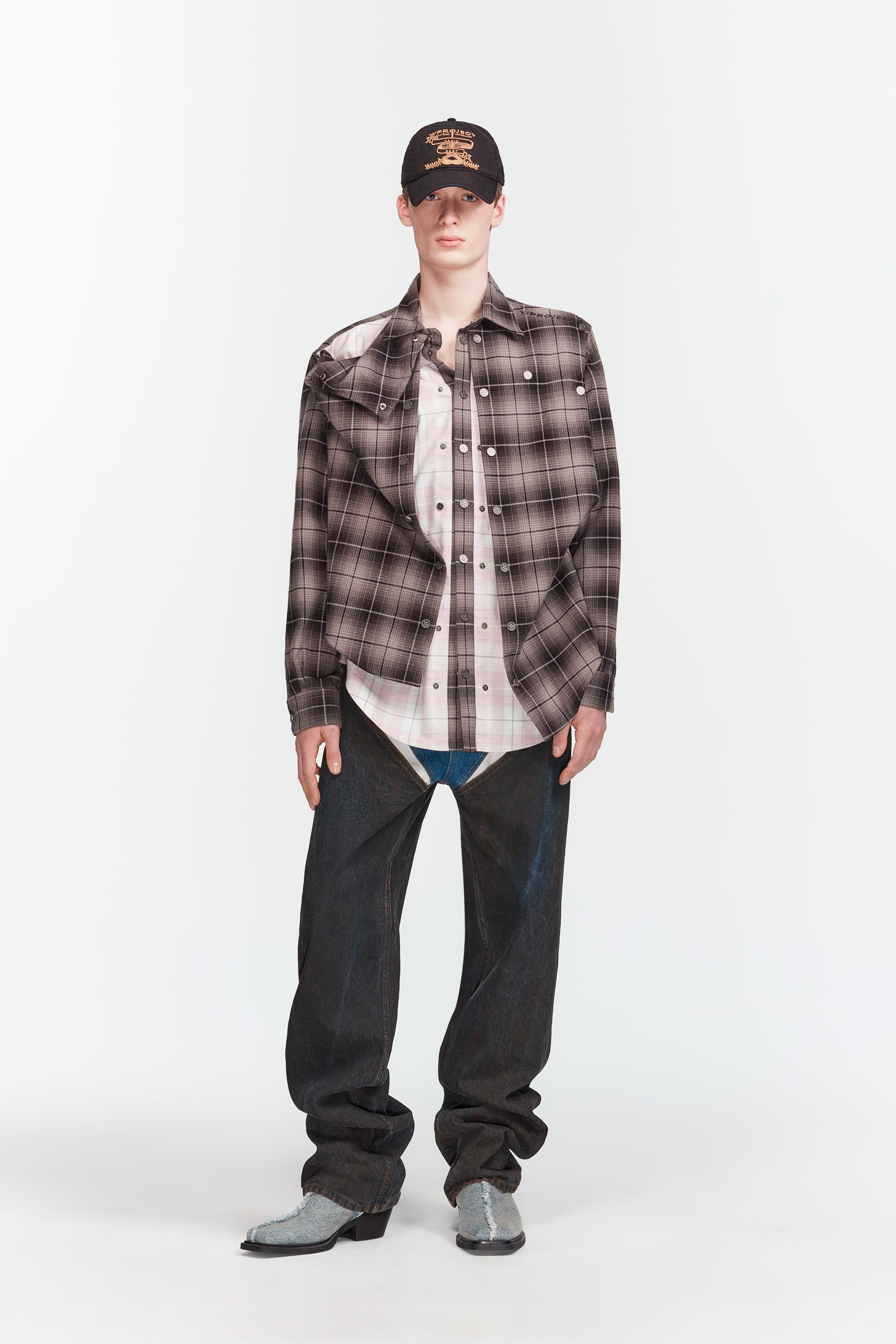Snap Off Flannel Shirt - 2