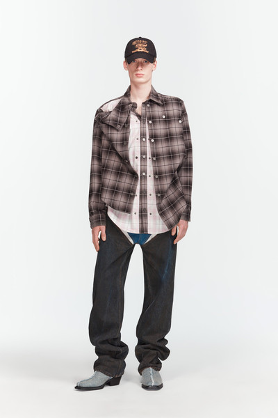Y/Project Snap Off Flannel Shirt outlook